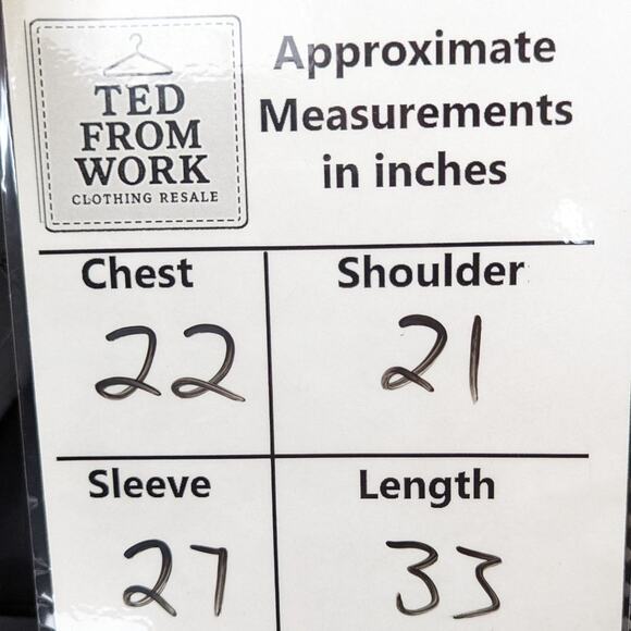 Brandini 42R Gray Pinstripe Blazer Made in Canada 100% Wool Union Made - Picture 7 of 7